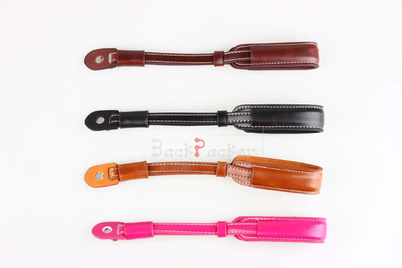 كاميرا المعصم حزام اليد PU ل Fujifilm كانون أوليمبوس لايكا G11 G12 G15 G16 M9 M6 EP1 E-PL1 E-PL2 E-PL23 X100 X100S X100T X100F