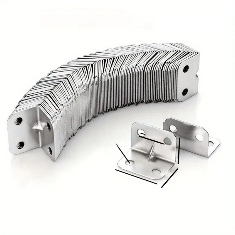 High quality metal corner code bracket 90° corner code laminated furniture board wooden furniture connection cabinet with screws