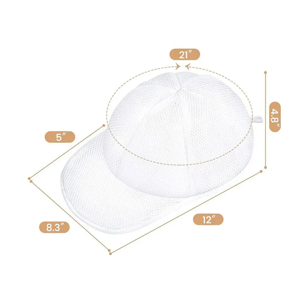1pc Anti Deformation Hat Washer Hat Cleaning Kit Hat Washer Cage With Laundry Bag Multifunctional Baseball Cap Washer