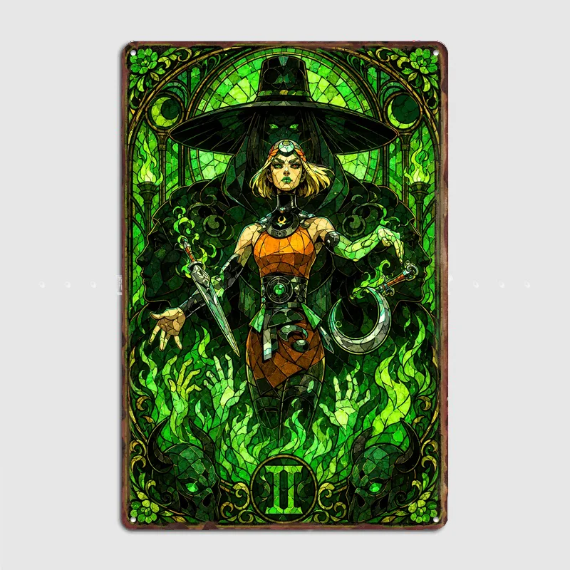 Hades Poster ART Poster Metal Custom Sign Indoor Pub Club Room Decoration Bar Home Wall Decor