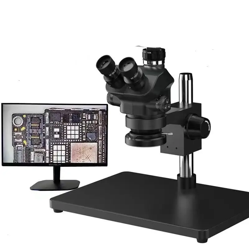 كاميرا مجهر ثلاثي العينيات CMOS True 4K HD مقاس 1/1.8 بوصة لإصلاح الهاتف المحمول #5