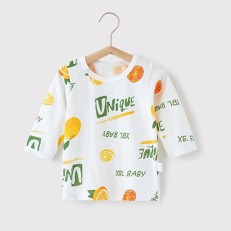 

12M-4T spring summer children kids boys girls fashion full sleeve T shirt