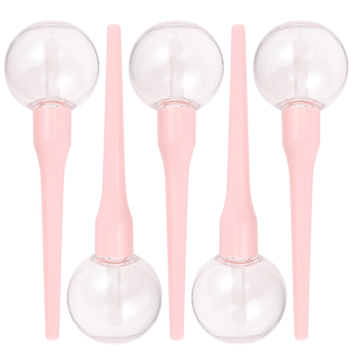

5pcs Lip Gloss Bottles Empty Mini DIY Containers Portable Lip Glaze Tube Reusable Dispenser Plastic Gloss Container