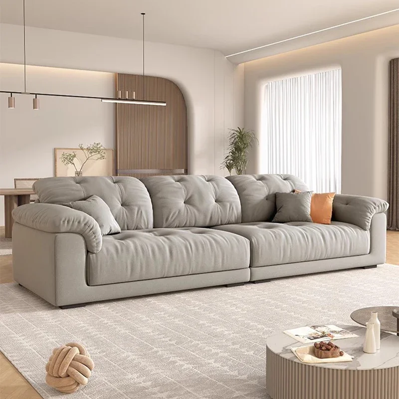 

Sectional Leather Living Room Modern Sofas Salon Luxury Bed Living Room Sofa Sleeper Cloud Articulos Para El Hogar Furniture Set