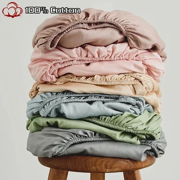 Soft Cotton Fitted Sheet 1
