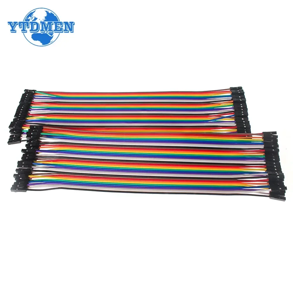 40-120pcs Dupont Line 10CM 15CM 20CM 30CM Male To Male + Male To Female Female To Female Jumper Wire Dupont Cable for Arduino