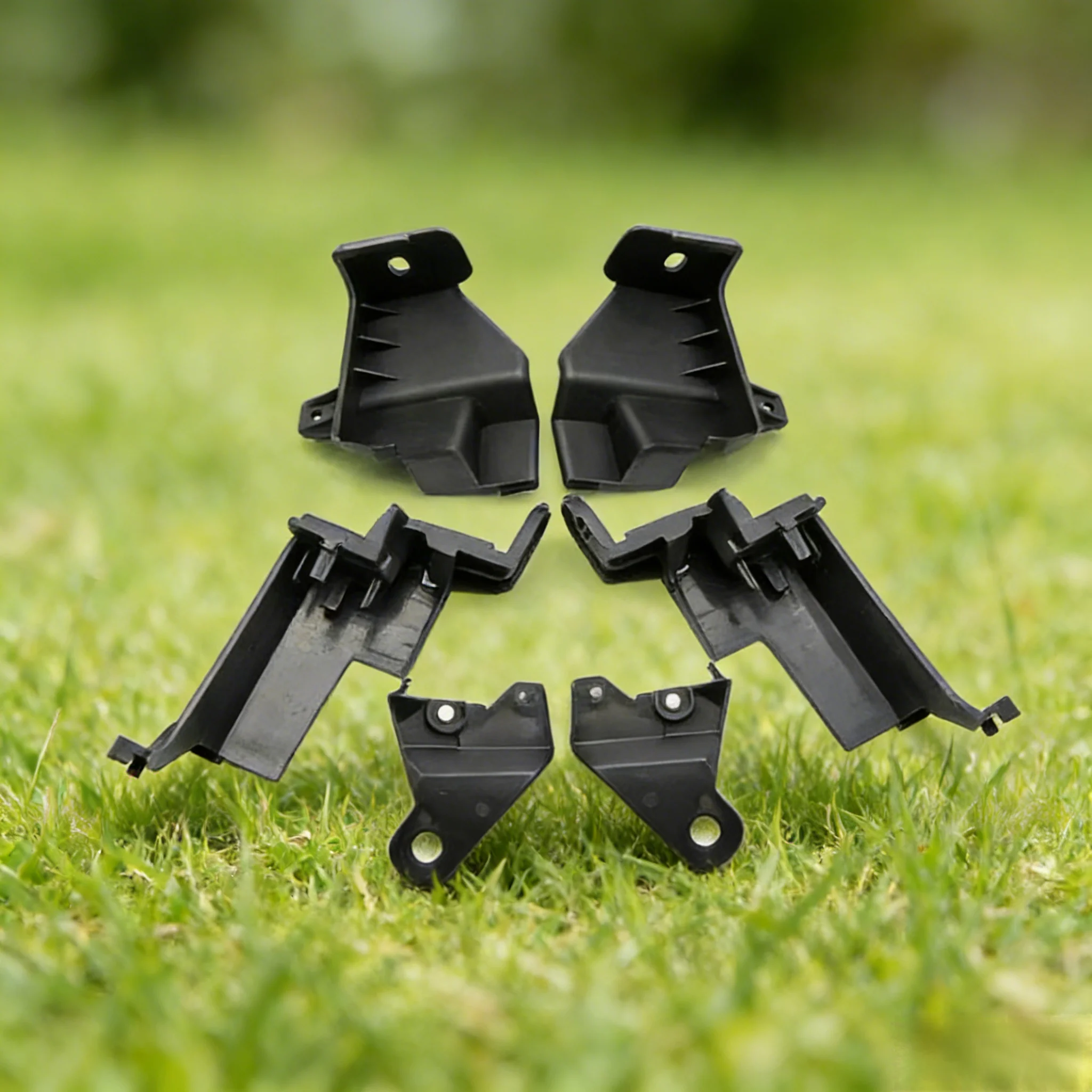 

Для Toyota Lexus LX570 2015-2020: Комплект для ремонта фар, пластиковые крепежные уголки, черные кронштейны для фар, держатели фар