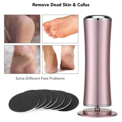 Electric Foot Dead Skin Callus Remover Pedicure Tools Foot Heel Care Tool With Sandpaper Nail Files Cleaning Tools USB Recharge