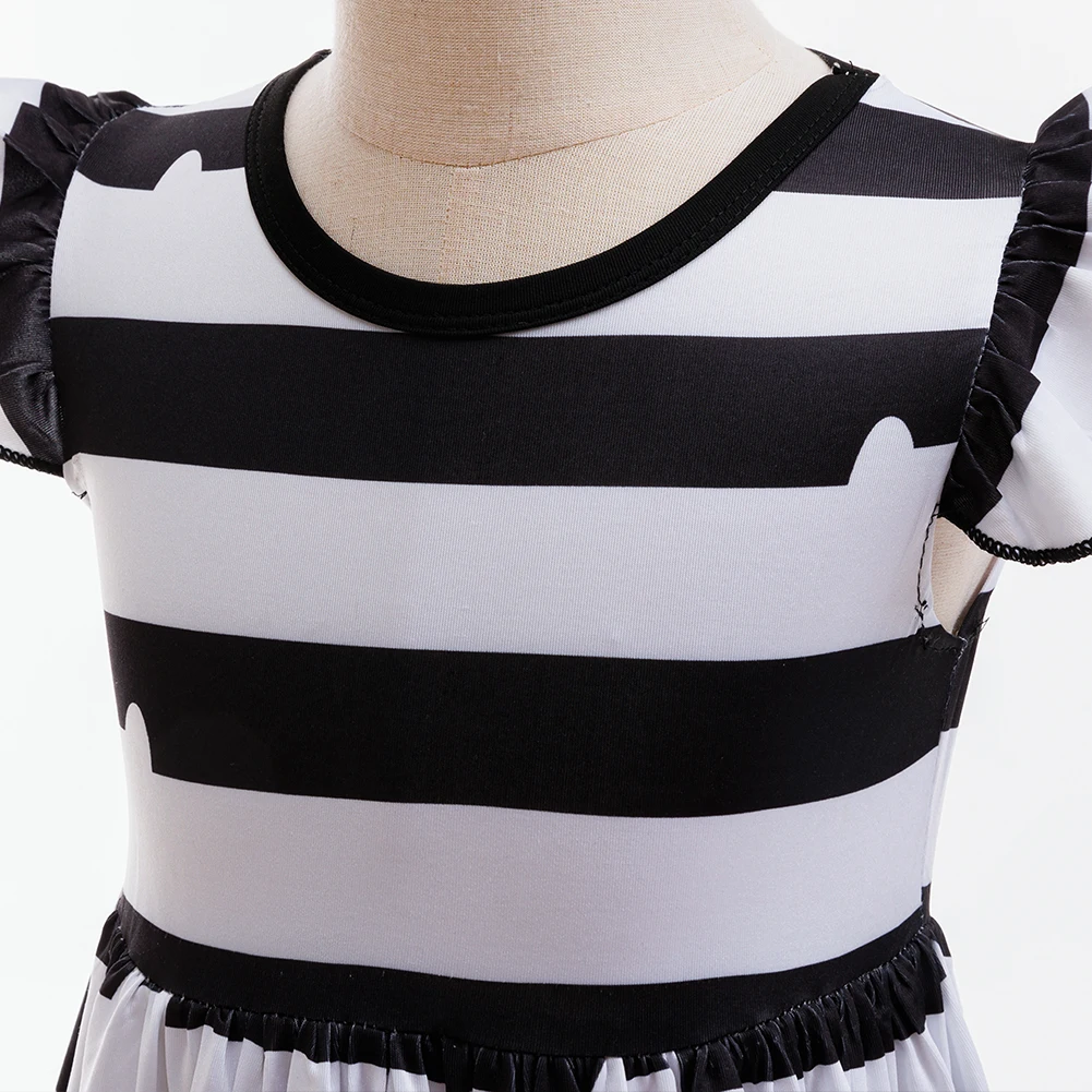 Costume da casa delle bambole Gabby Cosplay per bambini, abito da principessa a righe per gatti, per ragazze, carnevale, Halloween, compleanno, gioco di ruolo