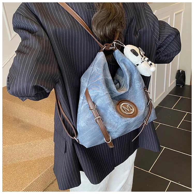 2025 New Women's Large Capacity Tote Bag, Chic Adjustable Strap Crossbody Purse, Versatile Shoulder Bag for Work & Daily Commute