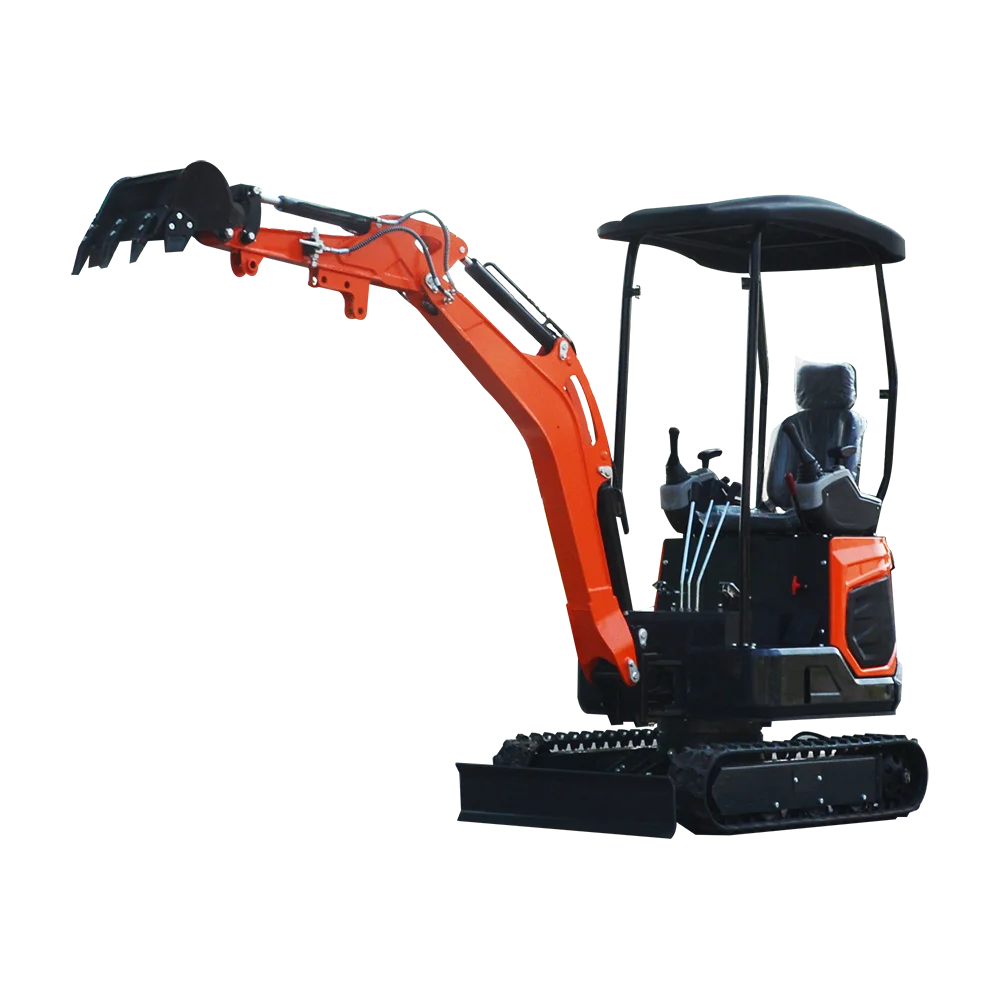CE Approved 18U Mini Excavator 1500kg Small Crawler Digger Hydraulic Mini Digging Equipment For Orchard Landscaping
