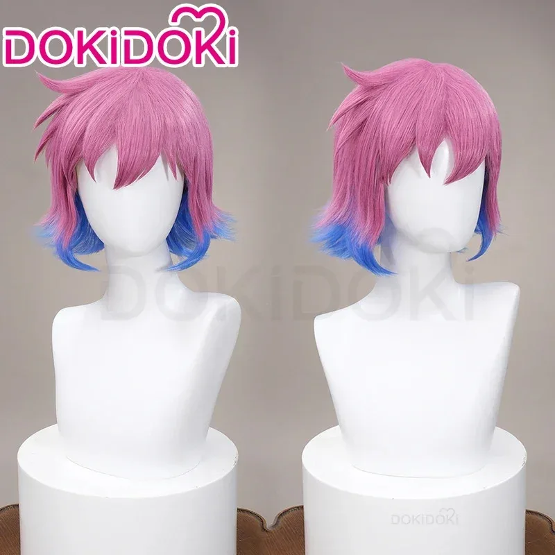 IN MAGAZZINO Ramona Fiori Parrucca Anime Scott Pilgrim Prendi Off Parrucca Cosplay DokiDoki 35 cm Capelli Corti Ramona Fiori Cosplay Cap Libero