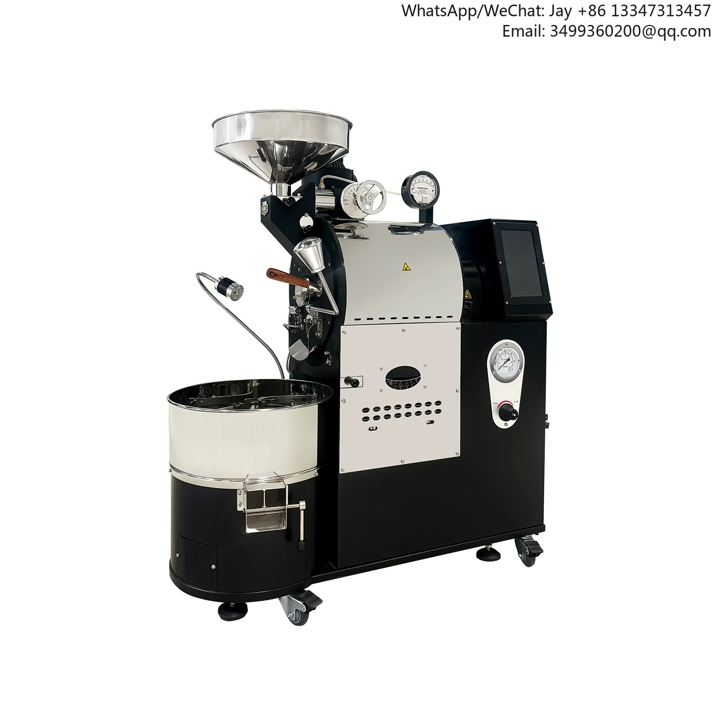 High Quality 1kg 2kg 3kg Coffee Bean Roaster With Touch Screen Coffee Roaster