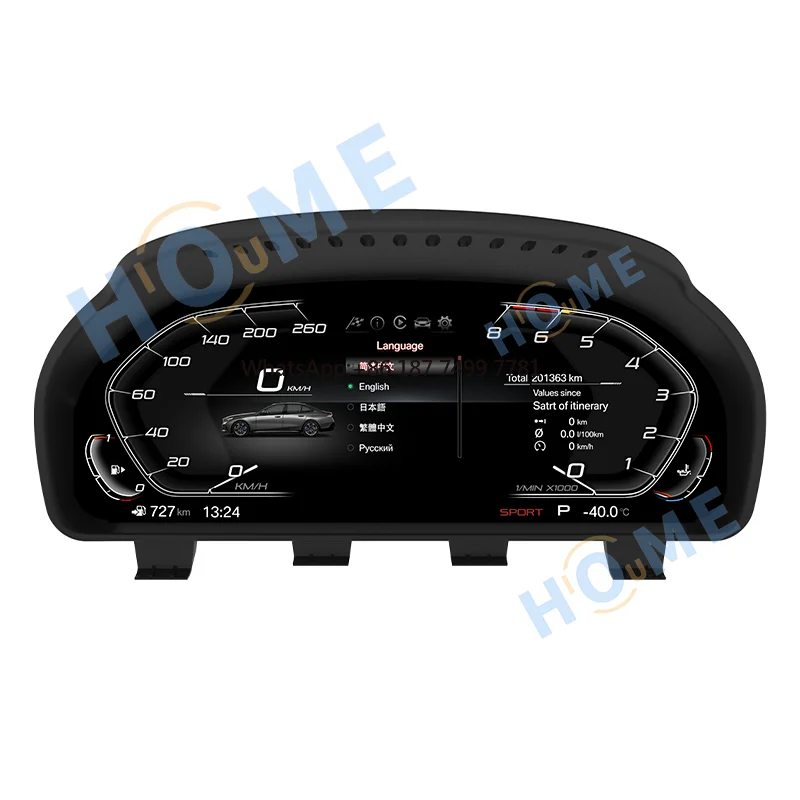 

Carplay for . X3 F25 2011-2018 LCD Dashboard Digital Instrument Cluster Speedometer Panel Cluster Virtual Cockpit
