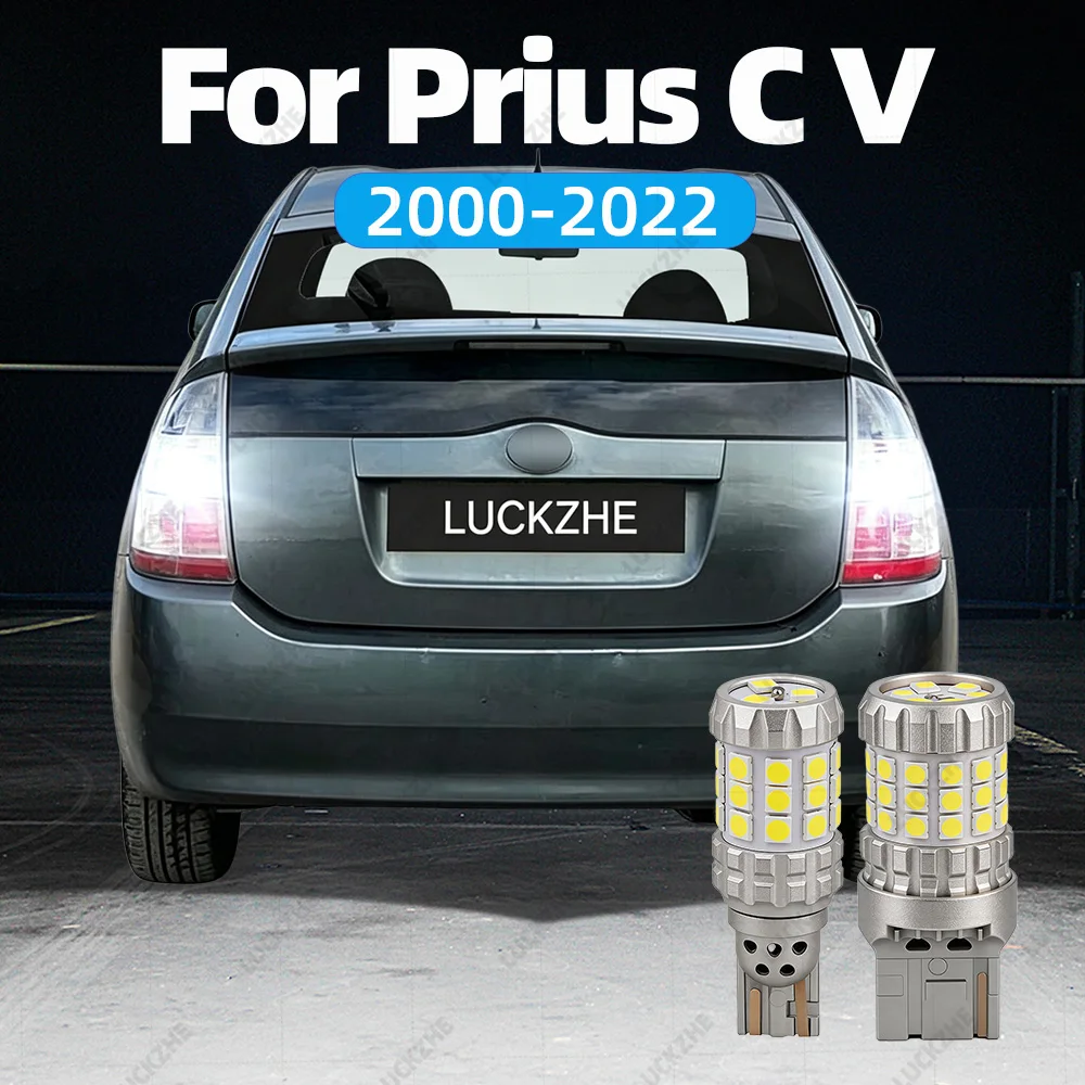 LED Reverse Light For Toyota Prius 2 3 C V Prime Alpha PHV Accessories Reversing Bulbs 2000-2007 2008 2009 2010 2011 2012-2022
