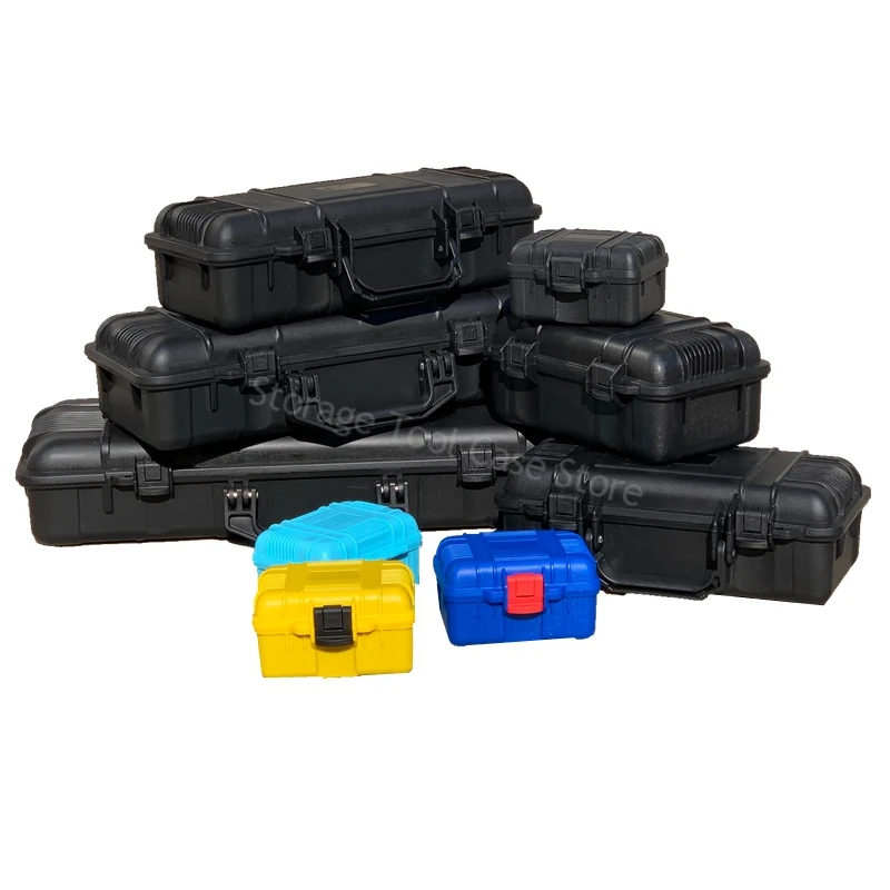 

Hard Carry Tool Case Bag Organizer Storage Box Portable Waterproof Plastic Tool Box Safety Instrument Case Shockproof Toolbox