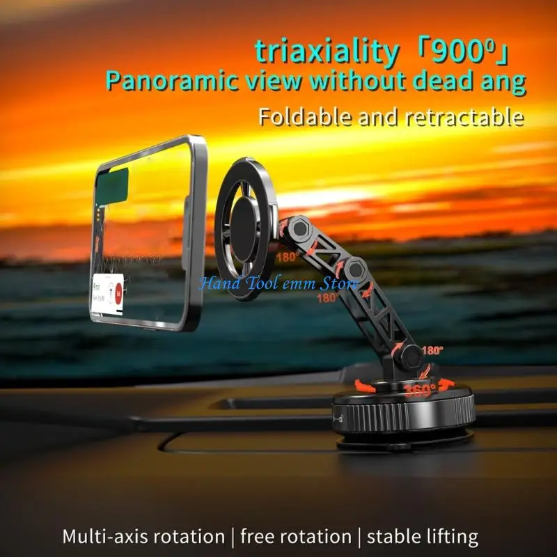 H37F Aluminum Alloy Phone Stand For Car Home Office With Adjustable