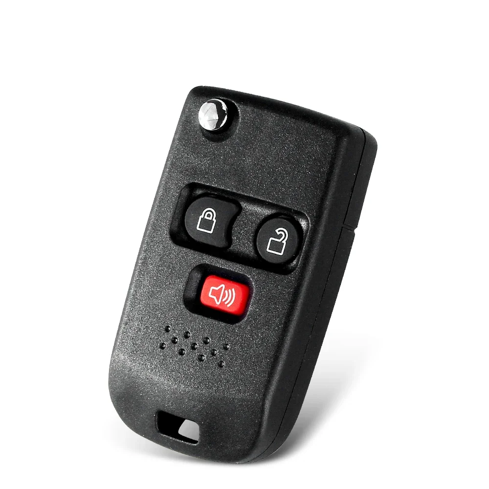 KEYYOU Car Remote Control Key Fob Black for Ford F150 F250 F-350 F-450 Interior Parts Vintage