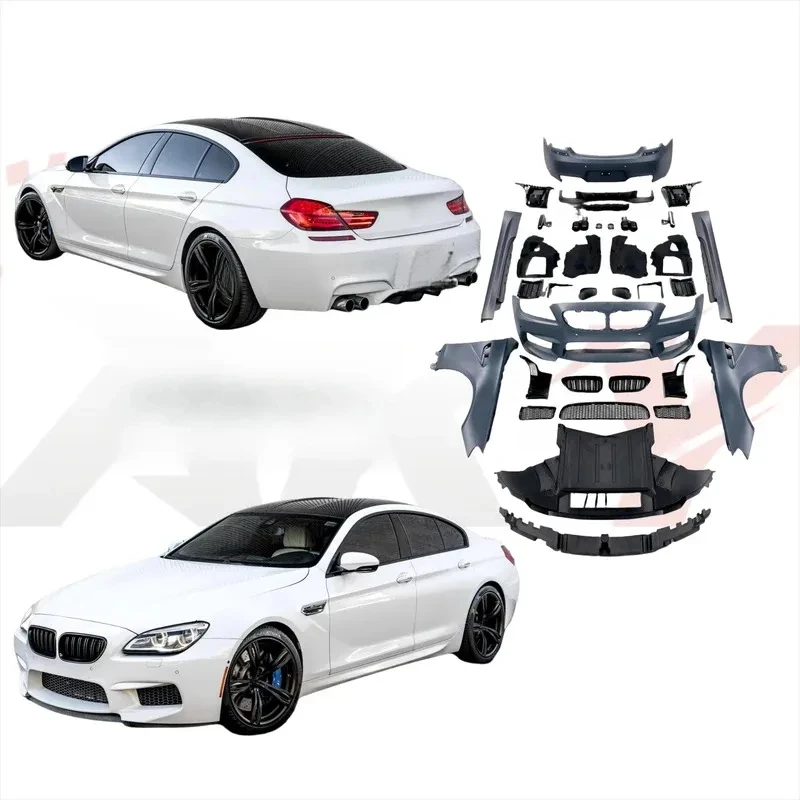 

Bodykit 6series F06 2011-2018 Upgr to M6 Style with Front & Rear Bumpers Side Skirts Grille Fenders 1:1 Fitment