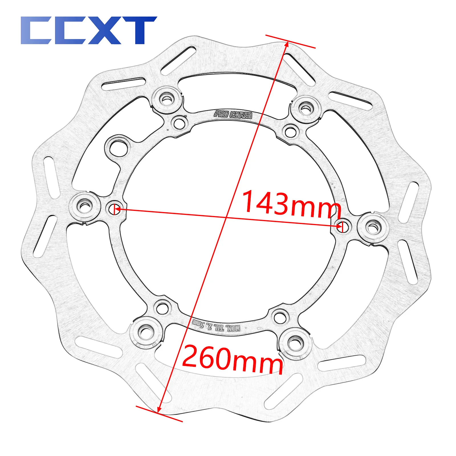 Motorcycle 260mm 320mm Front Brake Disc Rotor Brake Caliper Adaptor Bracket For KTM XC XCF XCW SX SXF EXC EXCF 1994-2022 2023