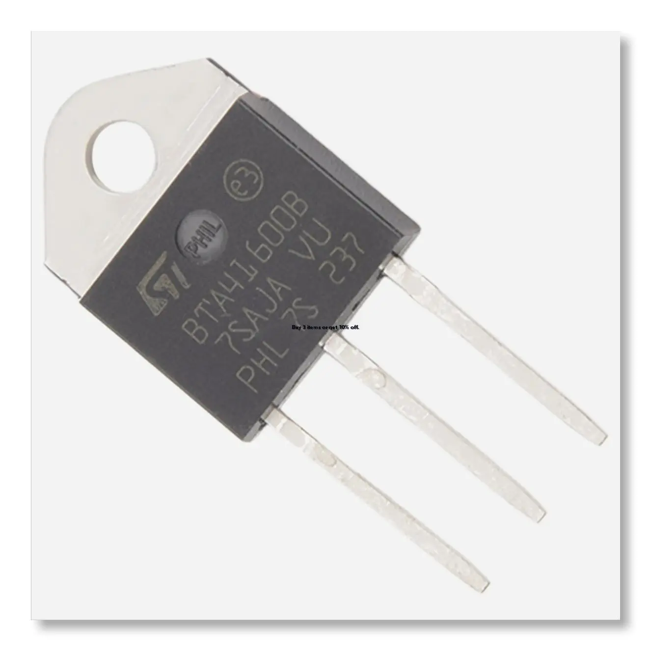 ✤BTA41-600B 600V 40A Silicon Controller Rectifier Standard Triac