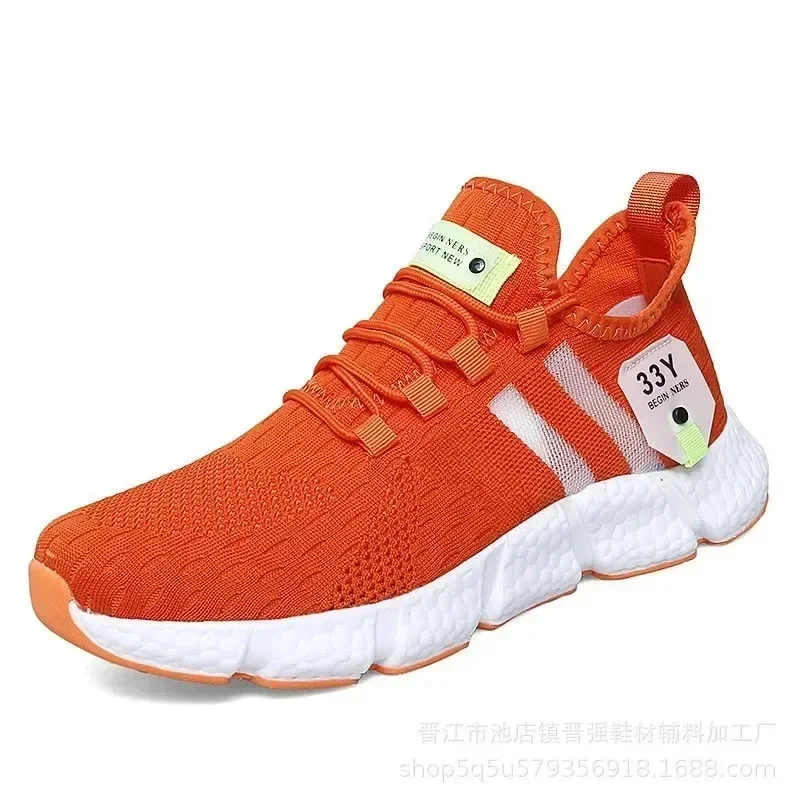 Zapatillas de deporte para hombre, zapatos informales transpirables de malla de verano, zapatos ligeros de suela blanda para correr para hombre, Tenis para correr Unisex, zapatos para caminar