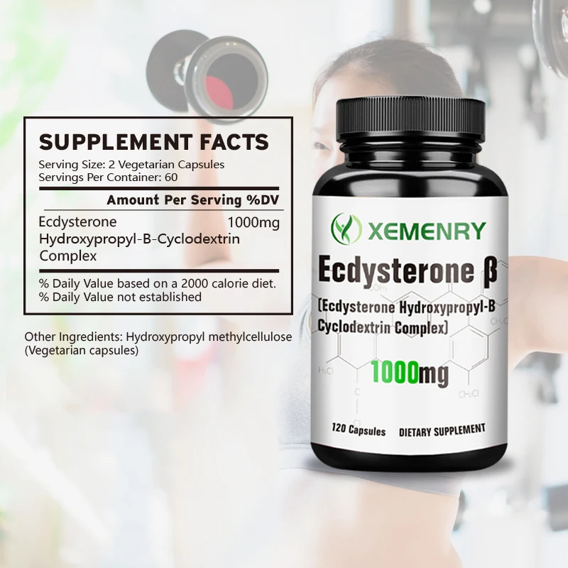 Ecdysterone Capsules - Build Muscle Mass, Promote Fat Burning and Metabolism, and Enhance Immunity