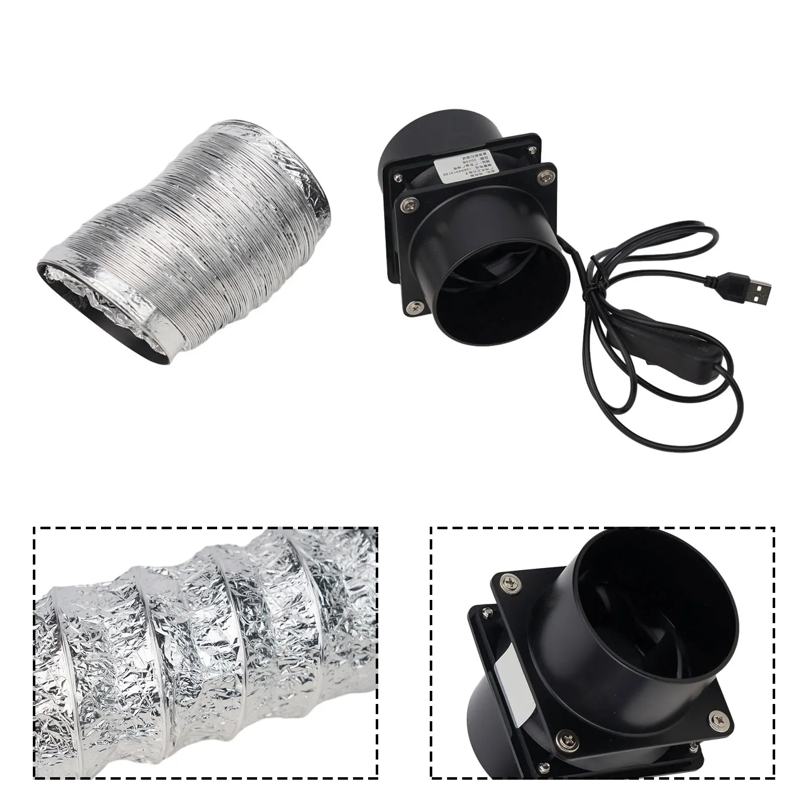 USB Solder Smoke Absorber ESD Fume Extractor Fan For Air Circulation And Ventilation In Workshop Office Kitchen