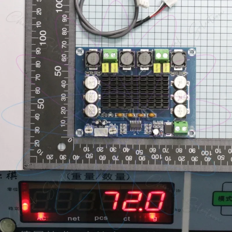 XH-M543 High-power Digital Power Amplifier Board TPA3116D2 Audio Amplifier Module, Two-channel 2 * 120W