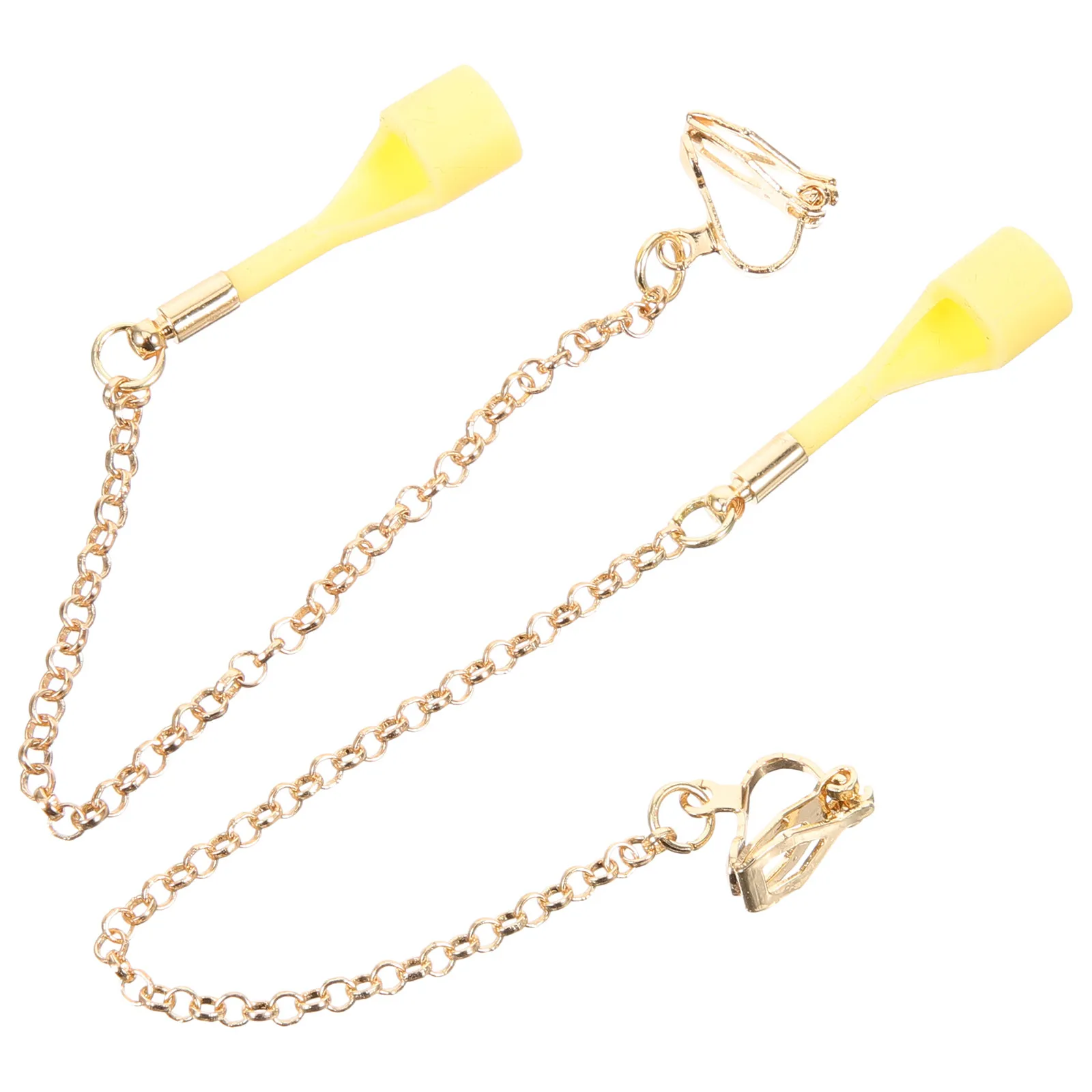 1Pair Heart Earrings Chic Anti-Lost Wireless Earphone Earrings Compatible for Apple Workout Fashion Earphone Accessory