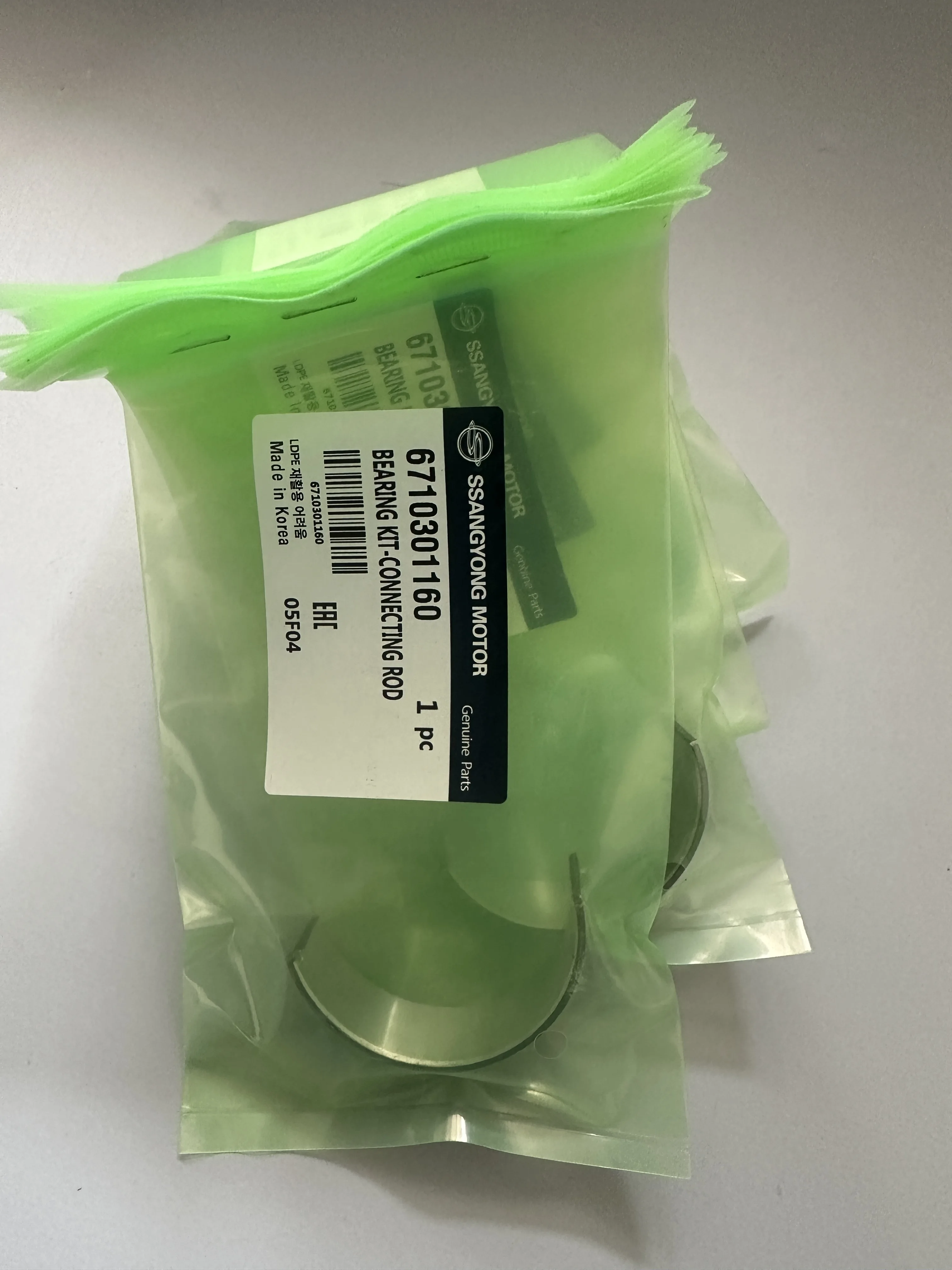 8PC Connecting Rod Bearing Kit 6710301160 для Ssangyong Actyon Korando C Kyron Actyon Sports Rexton Rodius/Stavic D20