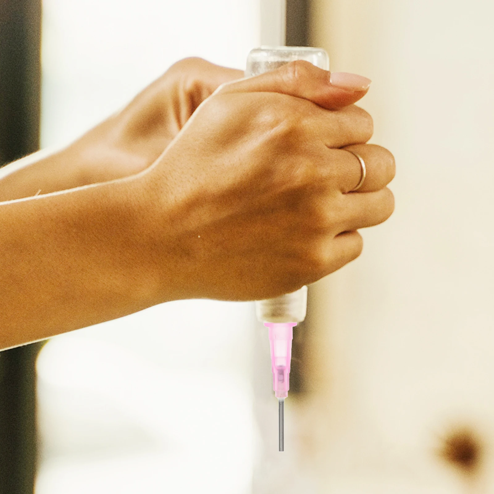 

100Pcs Blunt Tip Needles Premium Dispensing Needles Replacement Blunt Tips for Glue Liquid Adhesive Ink Craft Use Industrial