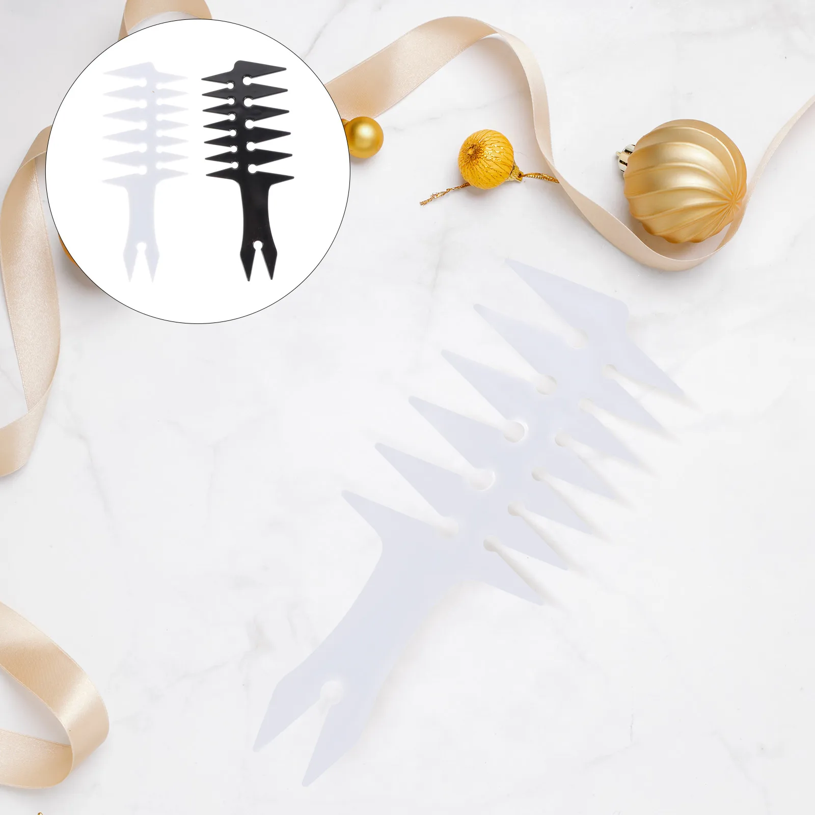 

2 Pcs Retro Combed Barber Combs Professional for Men Styling Mens Wide Toothed Hair Detangler