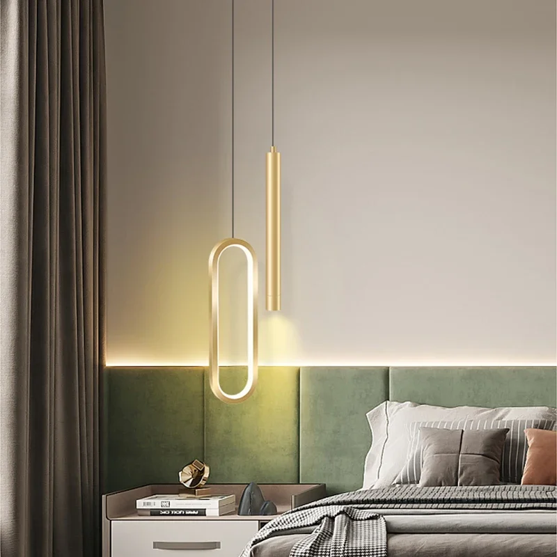 Nordic LED Pendant Lamp Hanging Lamps Home TV Sofa Bedside Living Room Dining Tables Kitchen Decoration Lustre Pendant Light