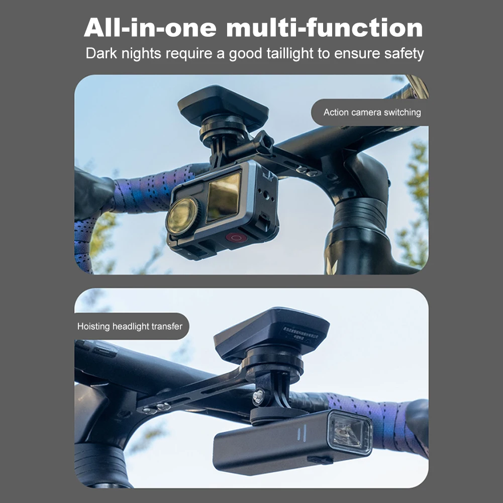 Bike Integrated Handlebar Computer Mount Aluminum Alloy Stopwatch Holder Bicycle Computer Holder for Garmin Bryton