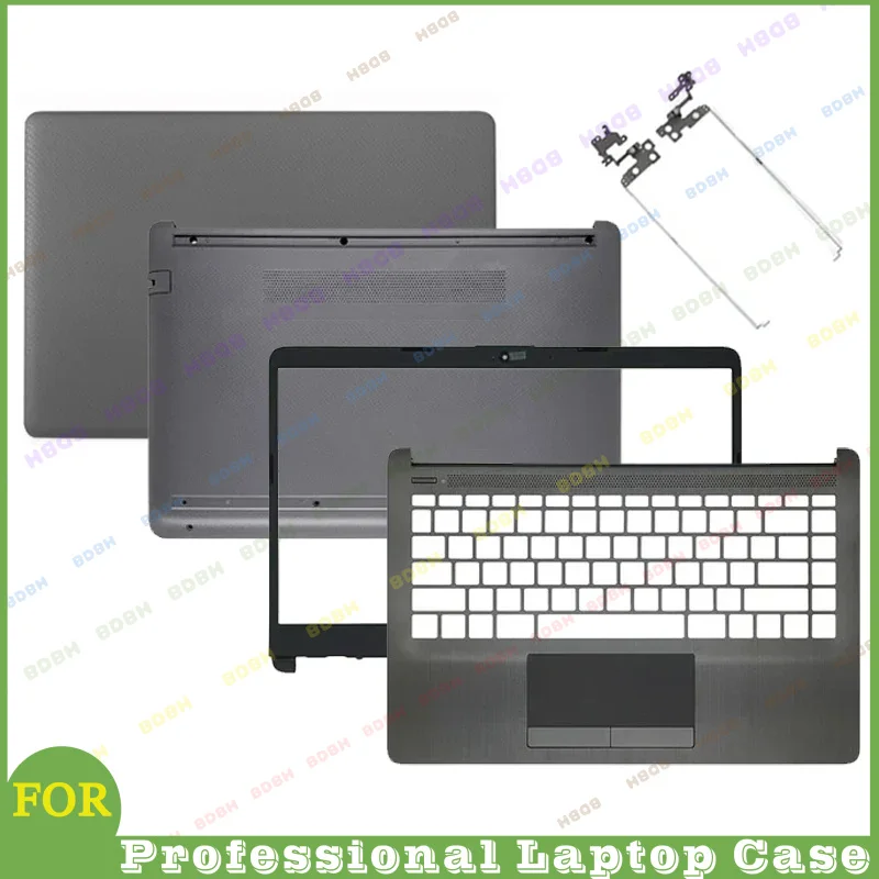 #BDBH For HP 14-CF-DF-DK 14-DP 14S-CR 14S-CF 240 G8 245 G8 340 G5 TPN-I130 I135 LCD Back Cover Bezel Palmrest Bottom Case Gray