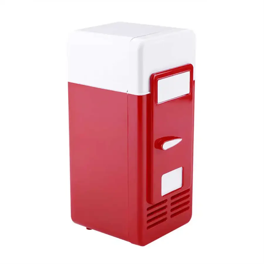 

Mini USB Refrigerator with LED Light Fridge Beverage Drink Cans Cooler and Warmer For Home Office Car Cooling bag Cooling cup