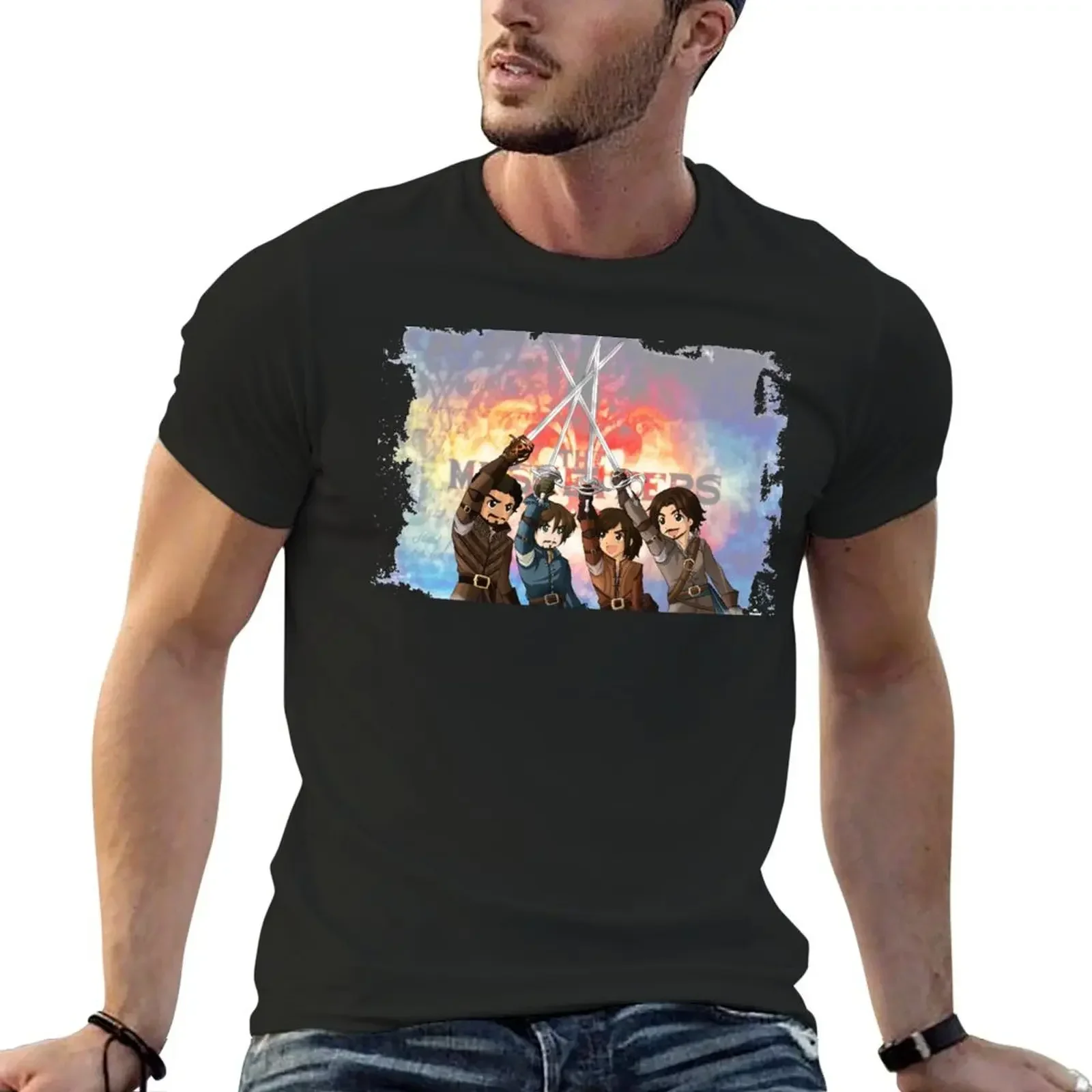 The Musketeers -For Honor!!- T-Shirt graphic shirts essential t shirt vintage t shirts summer clothes clothing for men