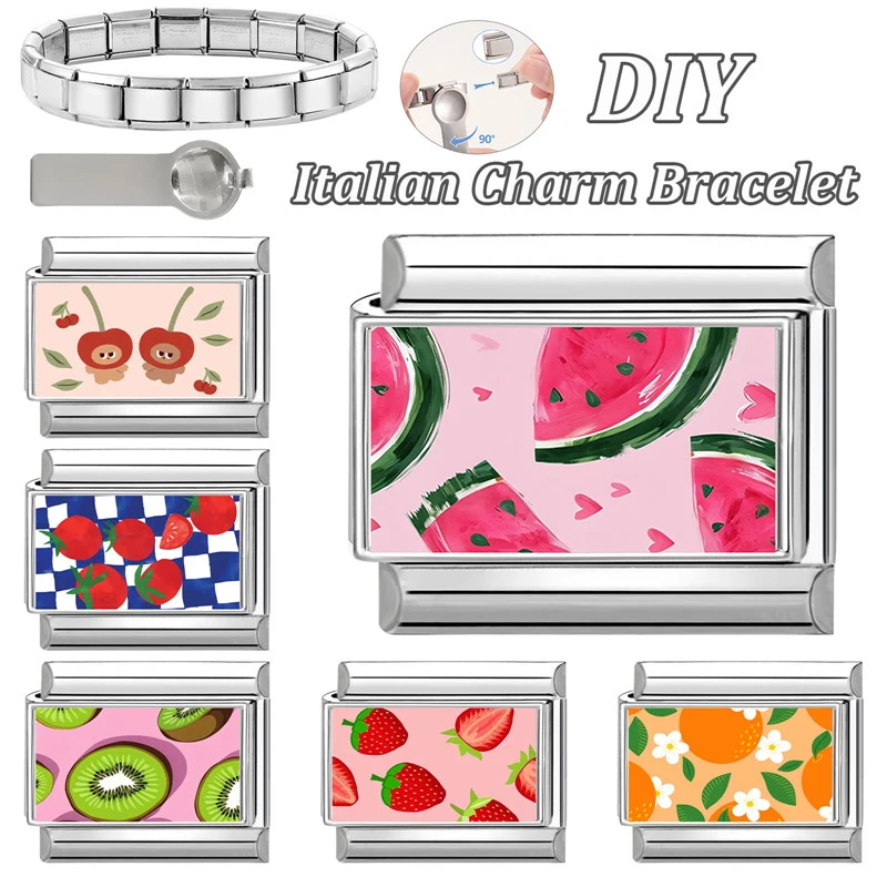 Модные-итальянские-подвески-с-клубникой-вишней-арбузом-подходят-для-браслета-из-нержавеющей-стали-9-мм-женские-ювелирные-изделия-своими-руками-подарок