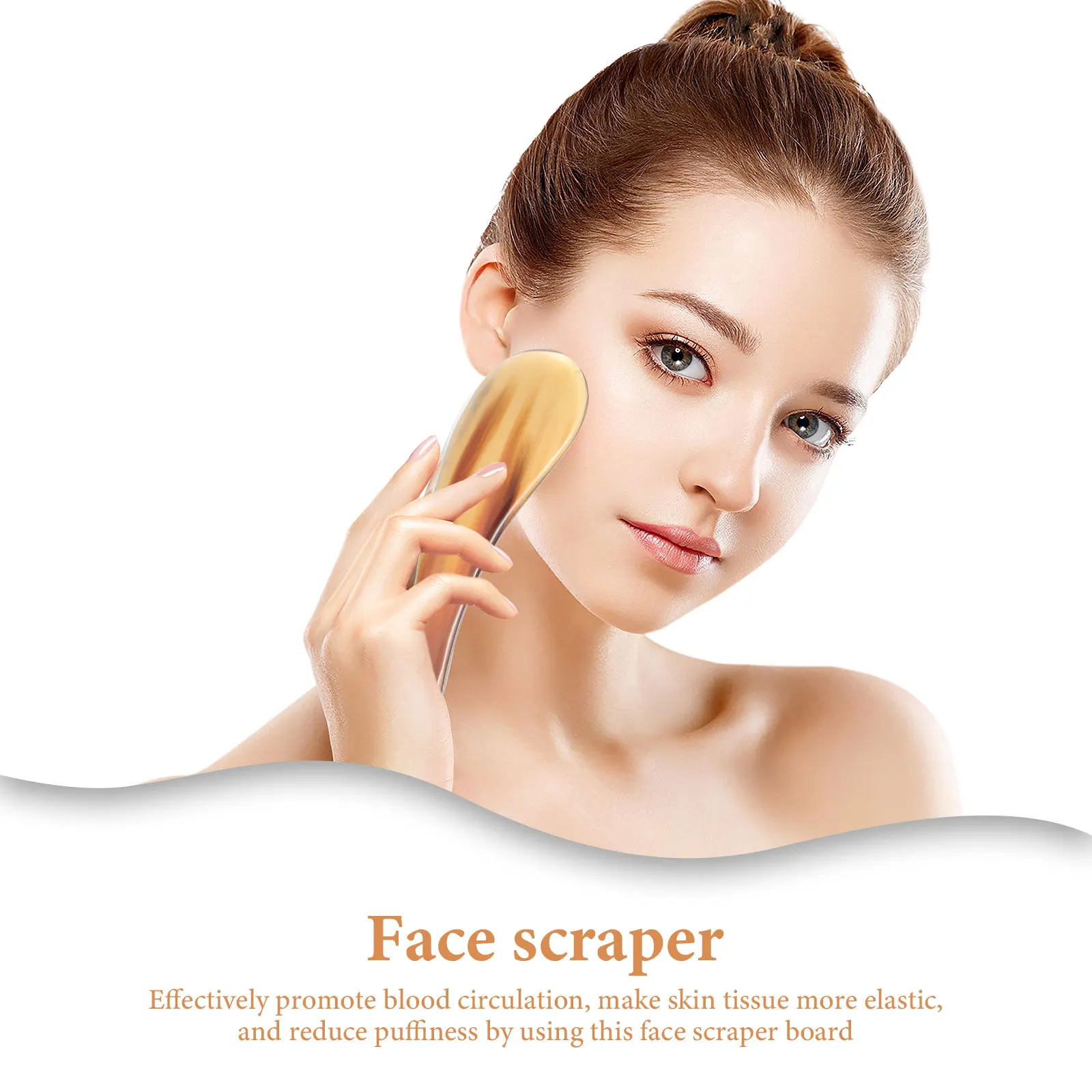 

Face Massager Scraper Body Relaxation Tool Skin Care Scraping Board Eye Area Massage Stick For Home Salon Spa Body Scraper Tool