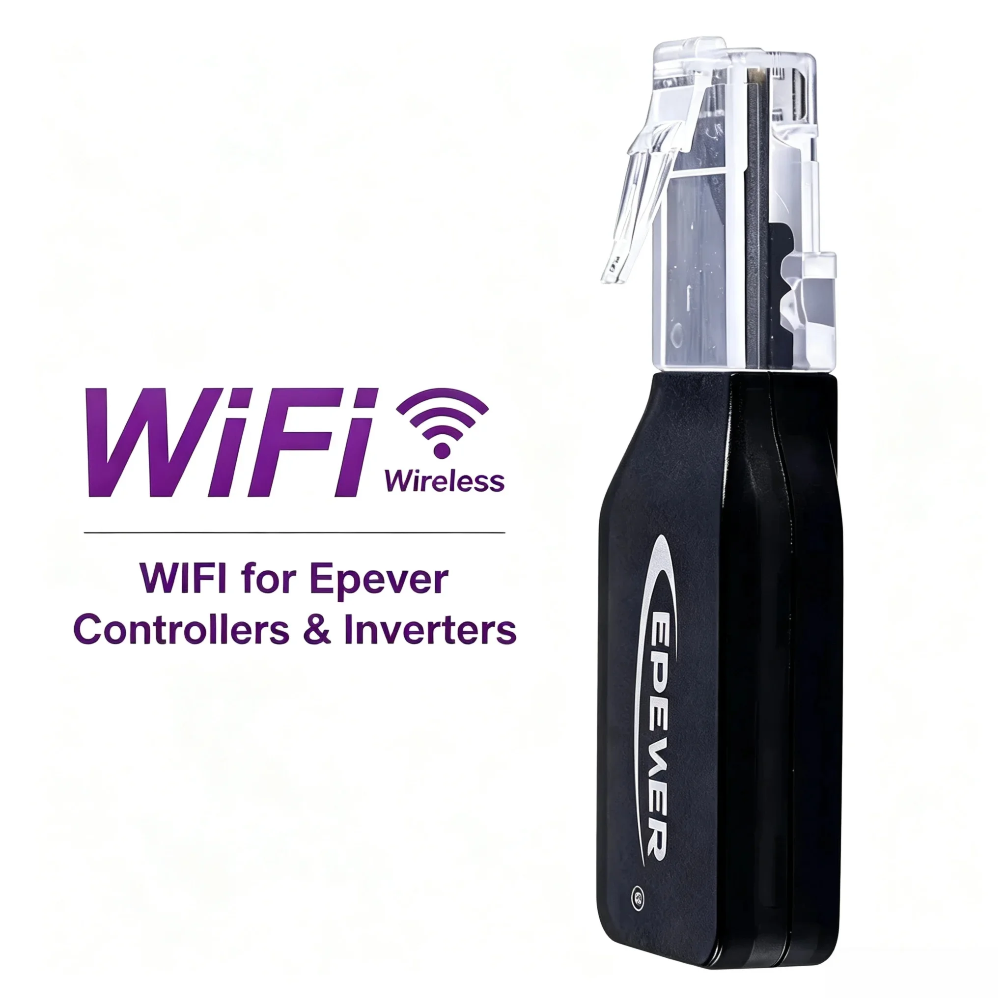 Адаптер EPEVER D WIFI 2.4G с последовательным портом RJ45 для солнечных контроллеров Tracer AN BN MPPT, удалённое мониторинг и управление через приложение.