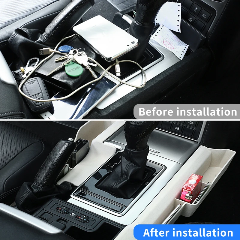 2010-2021 for Toyota Land Cruiser Prado 150 Lc150 Fj150 Water Cup Storage Box Interior Clearance Pocket Modification Accessories