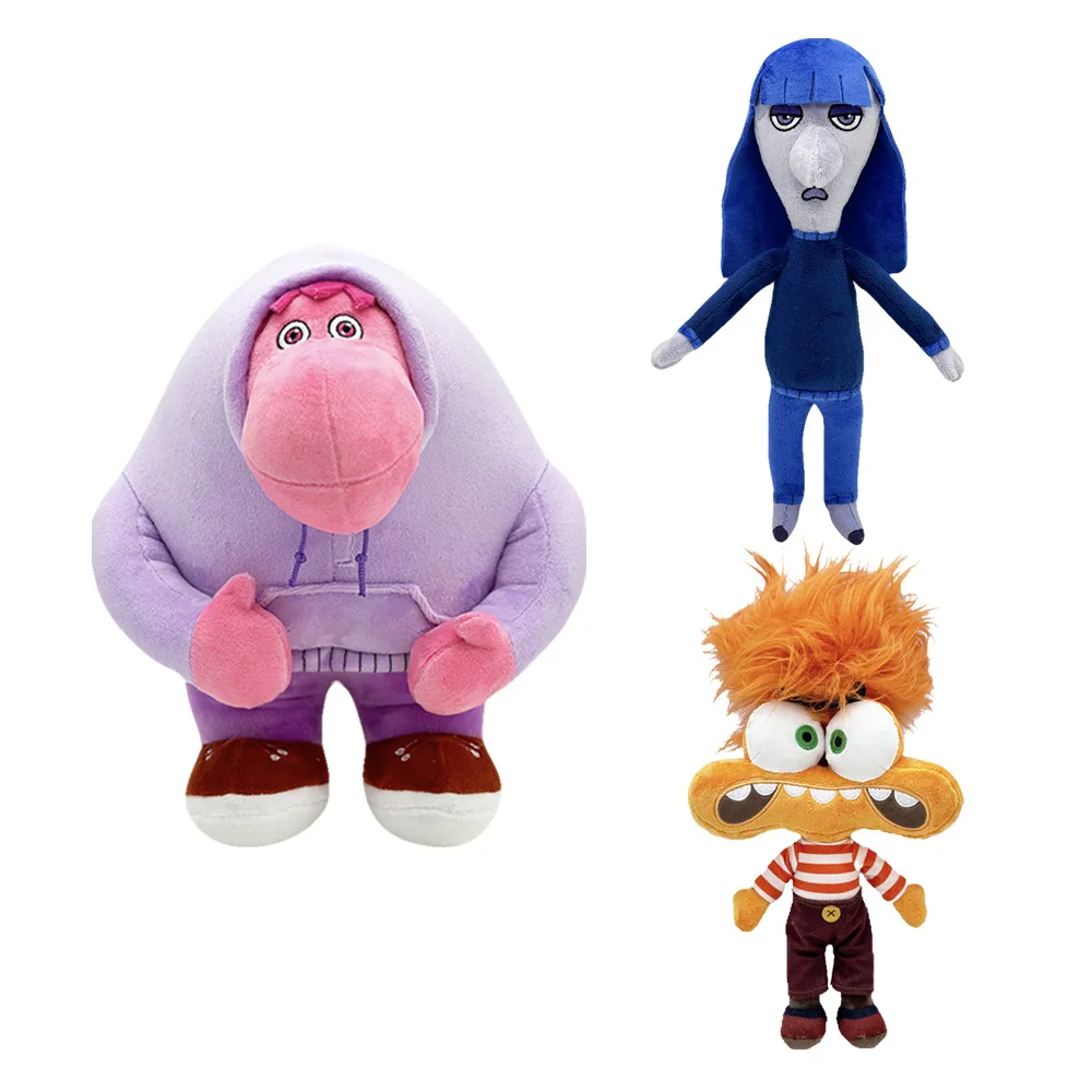 20-40cm Inside-Out 2 Cartoon Plush Toys Joy Sadness Anger Disgust Fear Plush Doll Kids Birthday Christmas Gift