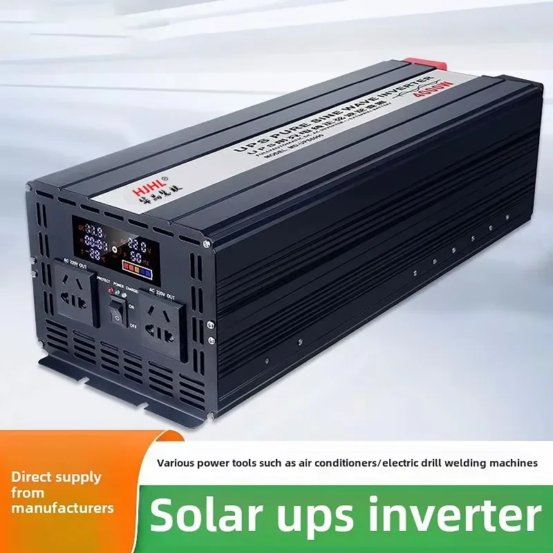 

48V Pure Sine Wave 8000W Solar Wave UPS Inverter Outdoor Market Stall Emergency Power Supply Single Dual Inverters Converters