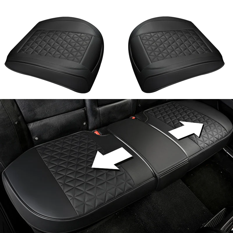 

Waterproof PU Car Seat Cover Protector Auto Seat Cushion Mat Breathable Car Front Rear Back Seat Cover Universal Car Accessories