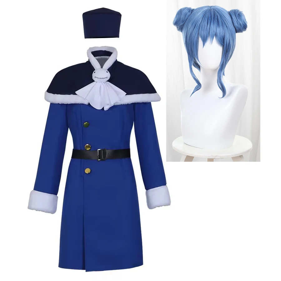 SingXeng Anime Cosplay Juvia Lockser Costume Uniform Dress Halloween Outfits