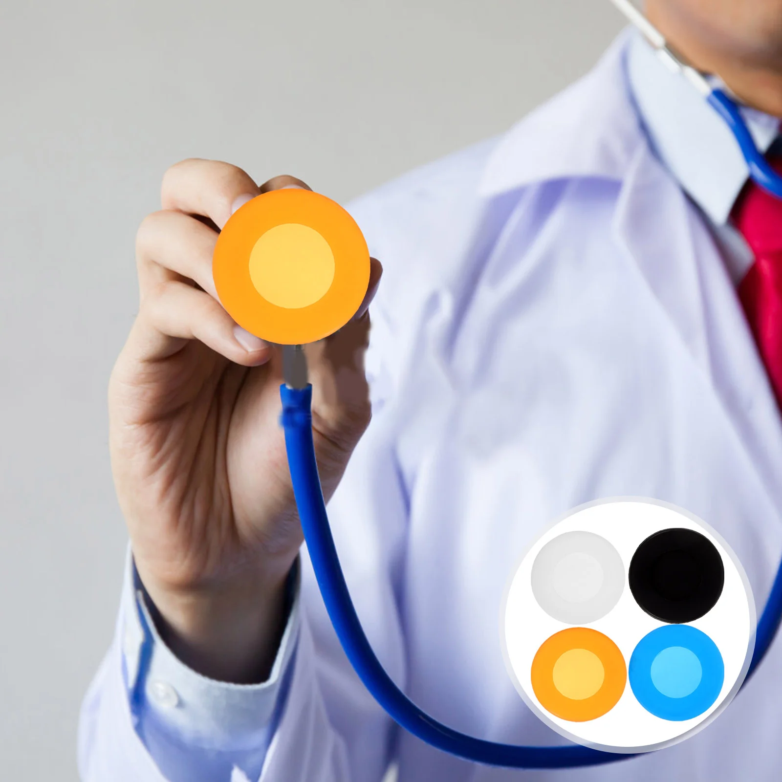 16 Pcs Stethoscope Case Head Cover Silicone Protective Parts Protector Diaphragm