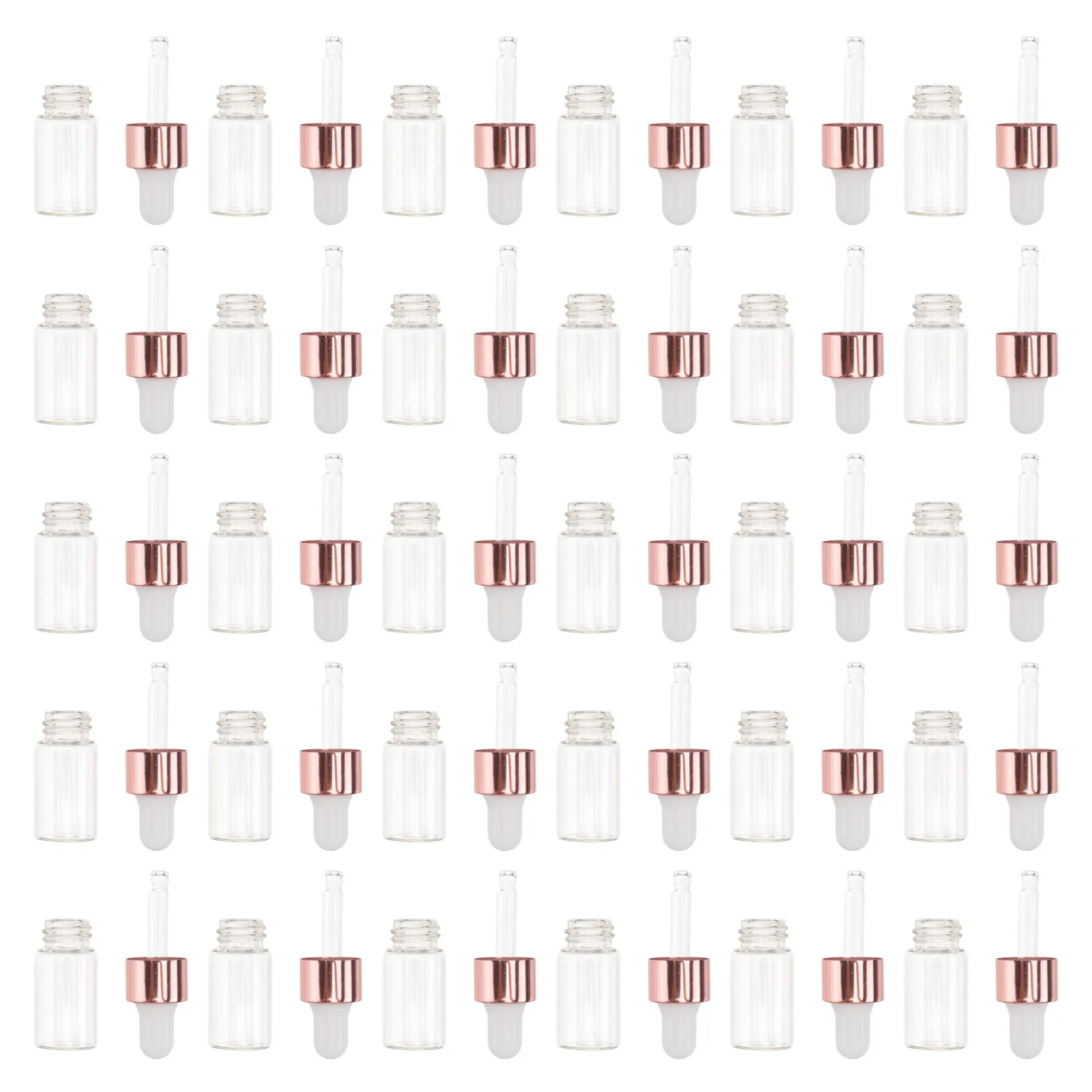 30 قطعة 3 مللي زجاجات قطارة زجاجية صغيرة الحجم حاويات الزيوت الأساسية للسفر المنزلي لا تسرب زجاجة قطارة الزيت العطري