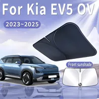 Foldable Car Sun Visor For Kia EV5 OV 2023 2024 2025 Front Windshield Sunshade Heat Insulation Summer Cooling Auto Accessories