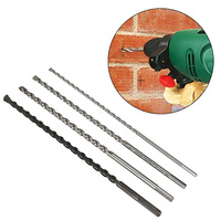 1pc 300mm Extra Long Masonry Concrete Drill Bit Triangle Shank 6/8/10/12/16mm Drilling Bit For Penetrating Wall Power Tool Part